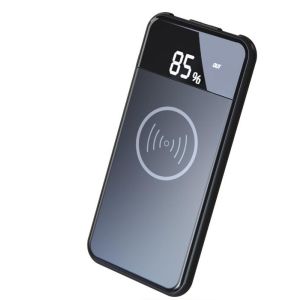 10,000mah Qi Wireless charger Power bank with holder