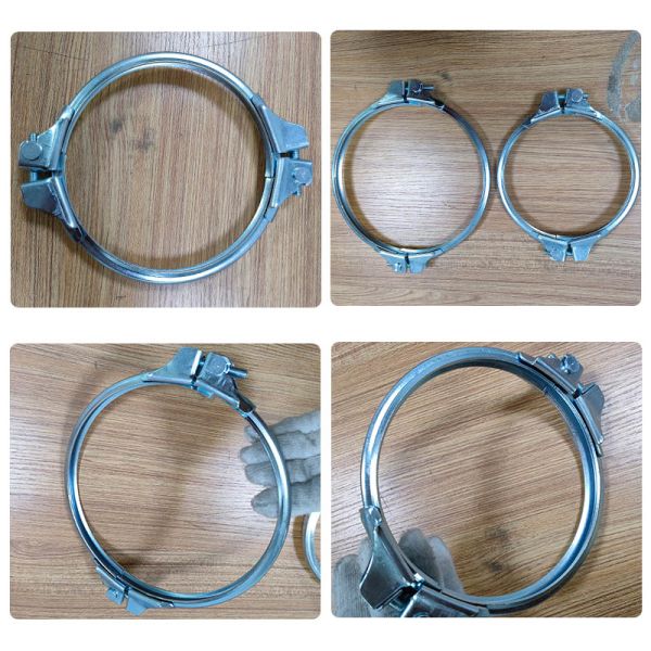 160mm Two Piece Separation Clamp Quick Clamp Dust Collection Pipe Clamp