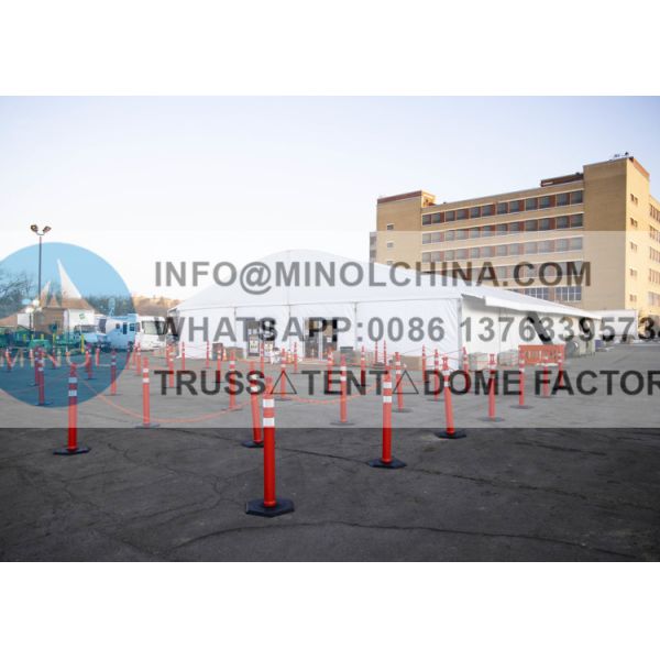 Quality Large Scale Temporary Vaccination Site 1000 Sqm 50m Width wholesale