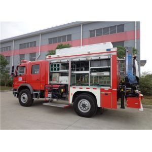 4×4 Emergency Fire and Rescue Trucks with Teloscopic Lighting System and Lift Boom