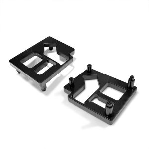 Silver Aluminum CNC Machined Parts with 3-5 Axis Machining Service