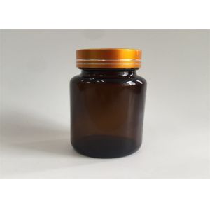 60ml Glass Brown Medicine Bottles AS And PP Material With Aluminium Screw Cap