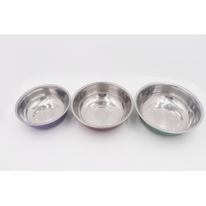 3pcs Cookware set different size stainless steel mixing bowl stainless steel
