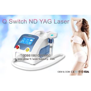 Portable Q Swtiched ND Yag Laser Tattoo Removal Machine