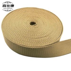 China Fire Resistant  Aramid Webbing 20mm For Fire Fighting Equipment on sale