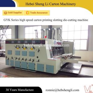 380V Flexo Printing And Die Cutting Machine 7500*4500*2600mm Dimension