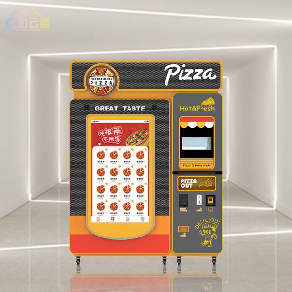 Convenient 55 Inch Touch Screen Pizza Vending Machine with 6800W Peak Power and