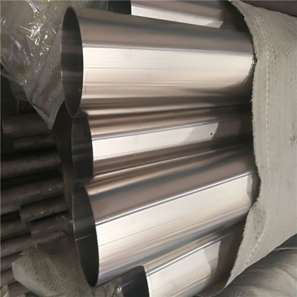 Round Stainless Steel Welded Pipes Schedule 40 Seamless Cold Rolled No.4 Finish