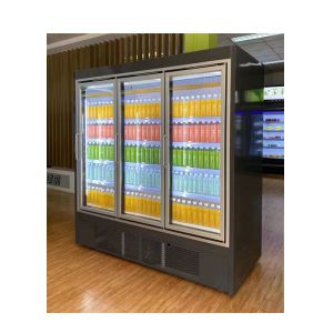 Sliding Door Multideck Open Chiller Dynamic Cooling Supermarket Refrigerator