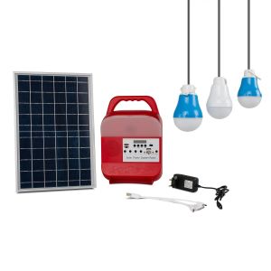 ISO 7500mah Solar Charger Emergency Light Solar Power Generation System
