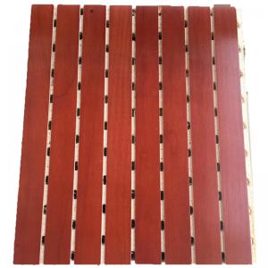 China Noise Reduction Wooden Grooved Acoustic Panel KTV Wood Acoustic Panels on sale