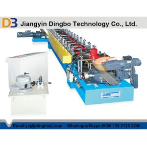 Metal Sheet Roller Shutter Door Roll Forming Machine With 1200mm Feeding Width