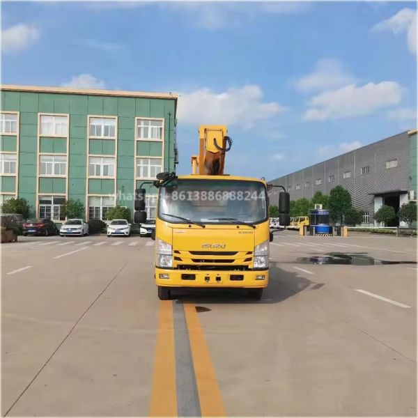I SUZU Single Row Telescopic Arm High-altitude Work Vehicle With Small Flying Arm aerial Platform Truck