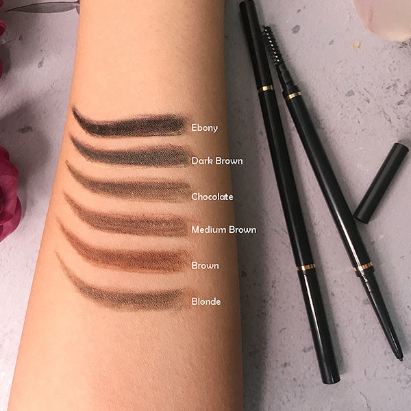 Quality Long Lasting Slim Dark Brown Automatic Eyebrow Pencil wholesale