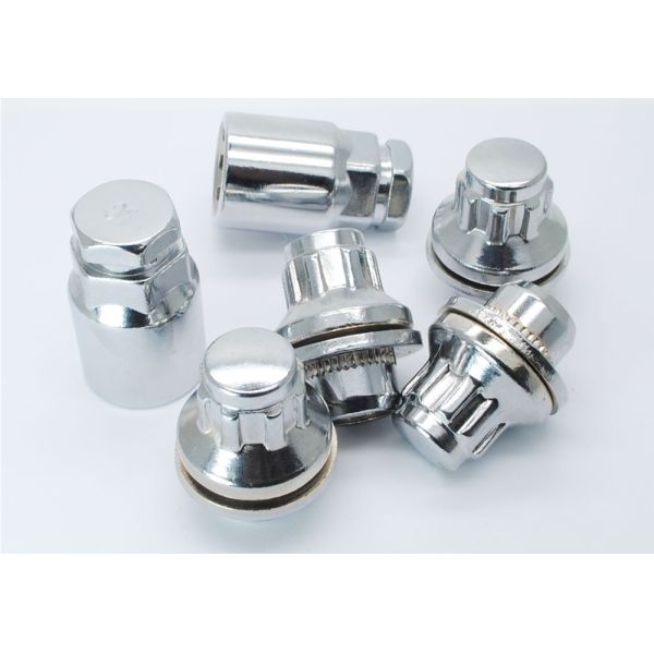 NLS004-07 Oem Wheel Rim , 0.5 Kg Locking Lug Nuts ISO9000 Certification