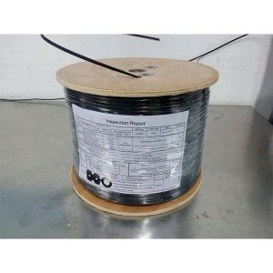 Single Mode FRP FTTH GJXFH Drop Cable Fiber Optic Cable 2 Cores With 2 Parallel