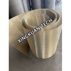 Brass Color Continuous Belt Filter For Plastic And Rubber Extrusion
