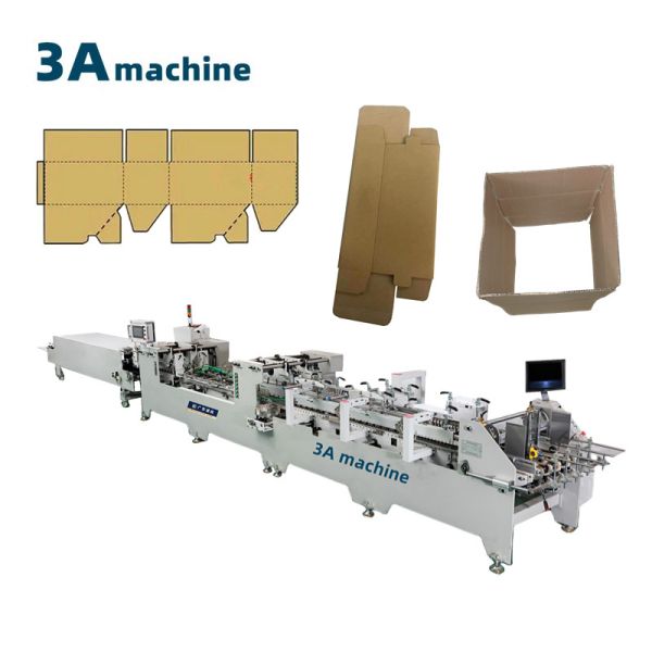 Max Size 2 118cm Dual- Lock Bottom Sides Gluing Machine for Cardboard/Corrugated