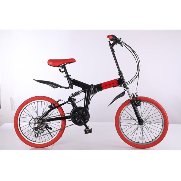Quality Shock Absorption Folding Commuter Bicycle 20 Inch Six Speed Folding Exercise Bike wholesale
