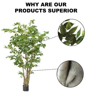 Artificial Plants Hot Selling Big Potted Banyan Tree For Home Decoration