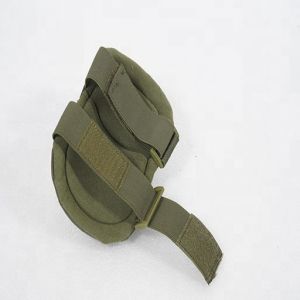 Basic Protection Hard Shell Elbow and Knee Pads for Body Safety Green
