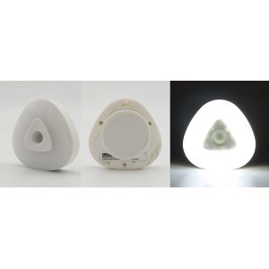 Cheap 8x8x1.7cm ABS PS Cabinet Sensor Light 46g 10pcs SMD2835 90 Lumens 3AAA Not Included for sale