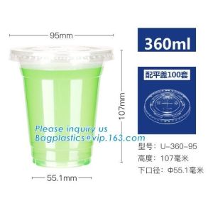 Environmentally Friendly Dinnerware PLA 8oz Biodegradable Paper Cup With Lid