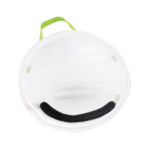 Green Colour Straps Ffp2 Cup Mask Effective Protection Against Fine Particulates