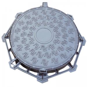 Cheap Drain Water Ductile Iron Manhole Cover Casting Round D400 850mm for sale