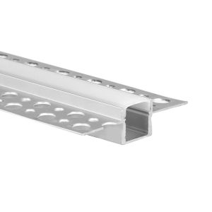 Pc Diffuser 6063 Aluminum Led Plasterboard Profile Ceiling Recessed Linear