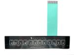 Emboss Energy Saving LED Membrane Switch With Touch Push Keys Button