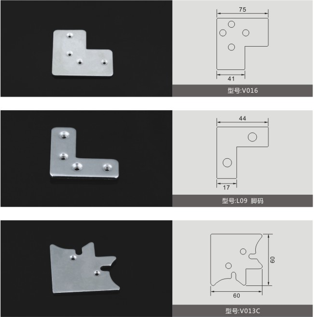 aluminum hardware extrusion profile kitchen kitchen cabinet decorative aluminum extruded frame