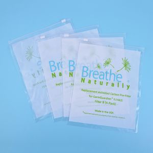 Custom Printed Zippered Storage Bags Clear Reclosable Plastic Material