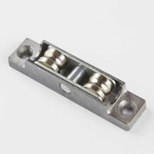 Villa 68mm Length UPVC Double Roller Sliding Door with Zinc Alloy Material