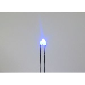 1.8mm Round Indicator LED Led Components Blue Diffused Flange For Status