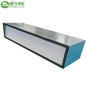 0.3 Micron Cleanroom Air Filter Custom Design Deep Pleat Hepa H13 H14 Ulpa U15