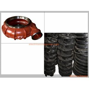 Rubber Lined Anti Acid Sump Pump Parts , Frame Plate Liner Single Stage