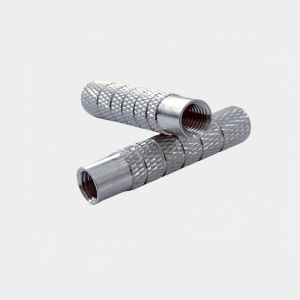 Knurled Handles And Knobs Aluminum Alloy Blind Hole Hand Nuts with Swivel Insert