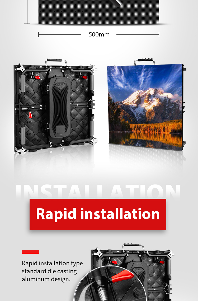 Giant Advertising Church LED Video Wall Screen 2.5mm Pixel Pitch