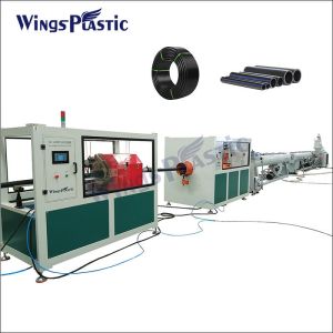 PPR PE Plastic Water Pipe Making Machine Polyethylene Pipe Production Line