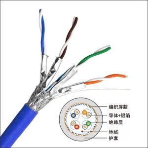Wholesale Bulk SFTP CAT6A PVC Cable 550MHz 23AWG Copper High-Speed Secure