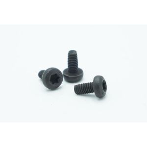 Black Hexalobular Socket Pan Head Screw SS302 Material 4.25g Weight