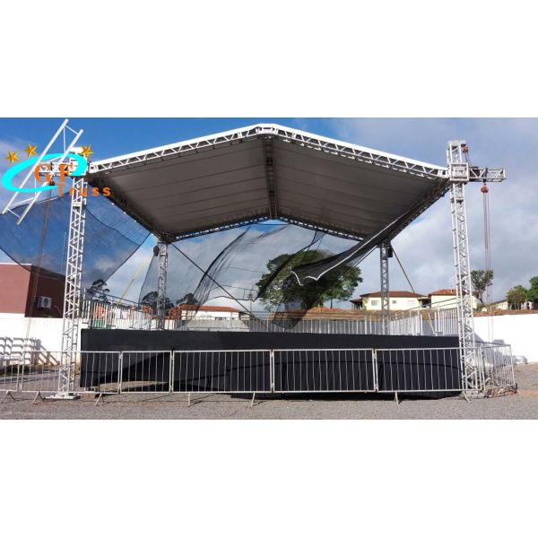Exhibition lighting Line Array Aluminum Spigot Truss 520*760mm