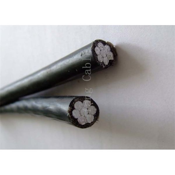 Quality AL XLPE / PE Cenia Code 1/0AWG ACSR Neutral Supporting Triplex Aerial Buncled Overhead Cables wholesale