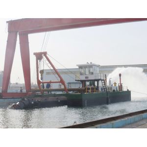 Cheap Non-Self Propelled 700 cbm/h 20 inch Cutter Suction Sand Mining Dredger for Sand Extraction for sale