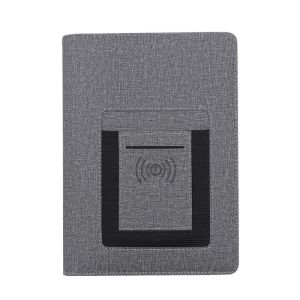 Waterproof Reusable Wireless Charger Power Bank Notebook With LED Light