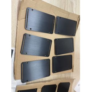 Custom design Aluminum Electronic Parts Brushed Anodized and CNC deep processing