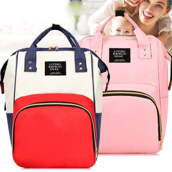 Waterproof Baby Diaper Backpack , Multifunctional Nappy Changing Bags