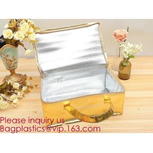 Wholesale Large Folding Soft Fresh Lunch Keeping Waterproof Nylon Insulation