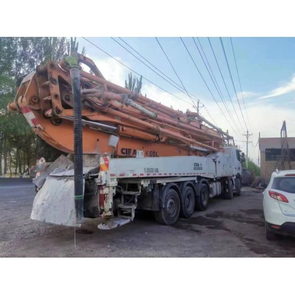 Orange Structure Cylinder Type 2012 Second Hand Cifa 60m Used Concrete Pump Truck